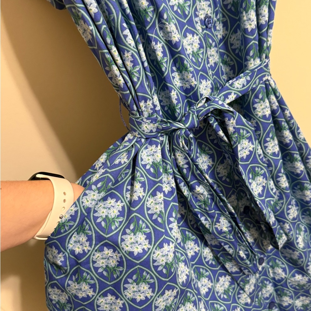 Sugarlips Blue Floral Maxi Dress - Picture 3 of 4